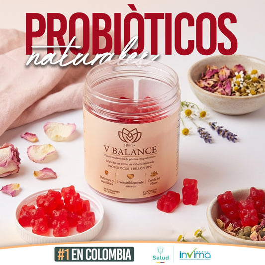 Gomitas Próbioticas Nutricionales Vbalance para  la Zona Intima